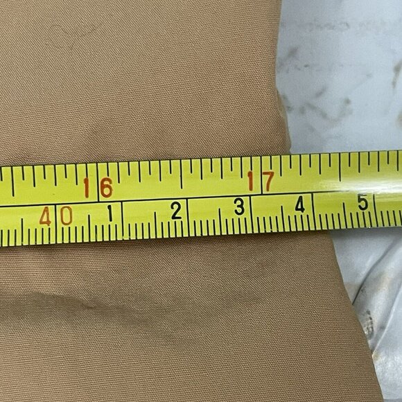 Madewell Tan Button-Back Tiered Midi Dress Size 12 Earthen Sand AO282 - Picture 12 of 16